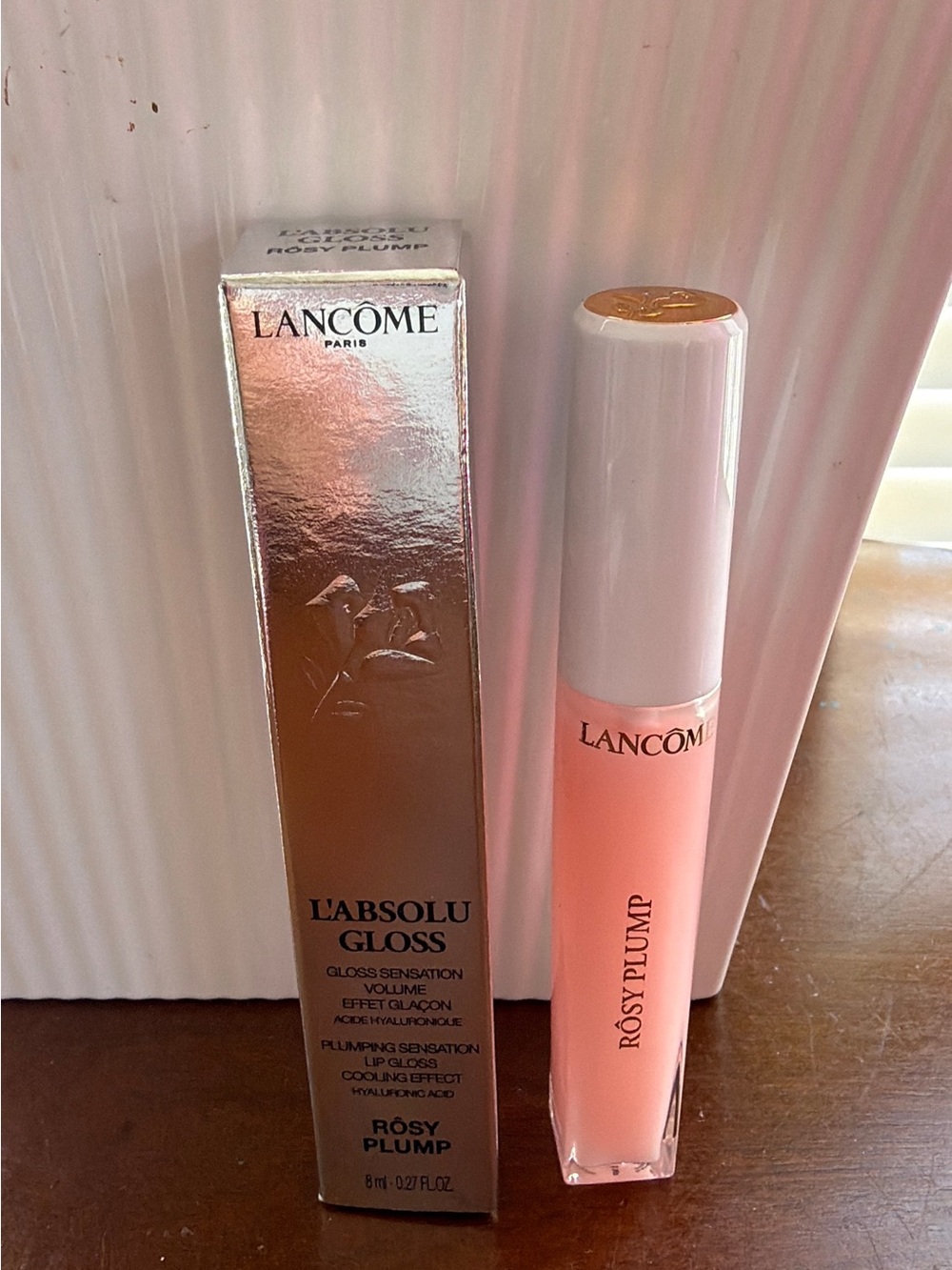 L'Absolu Gloss Rôsy Plump Lip Gloss - Pink